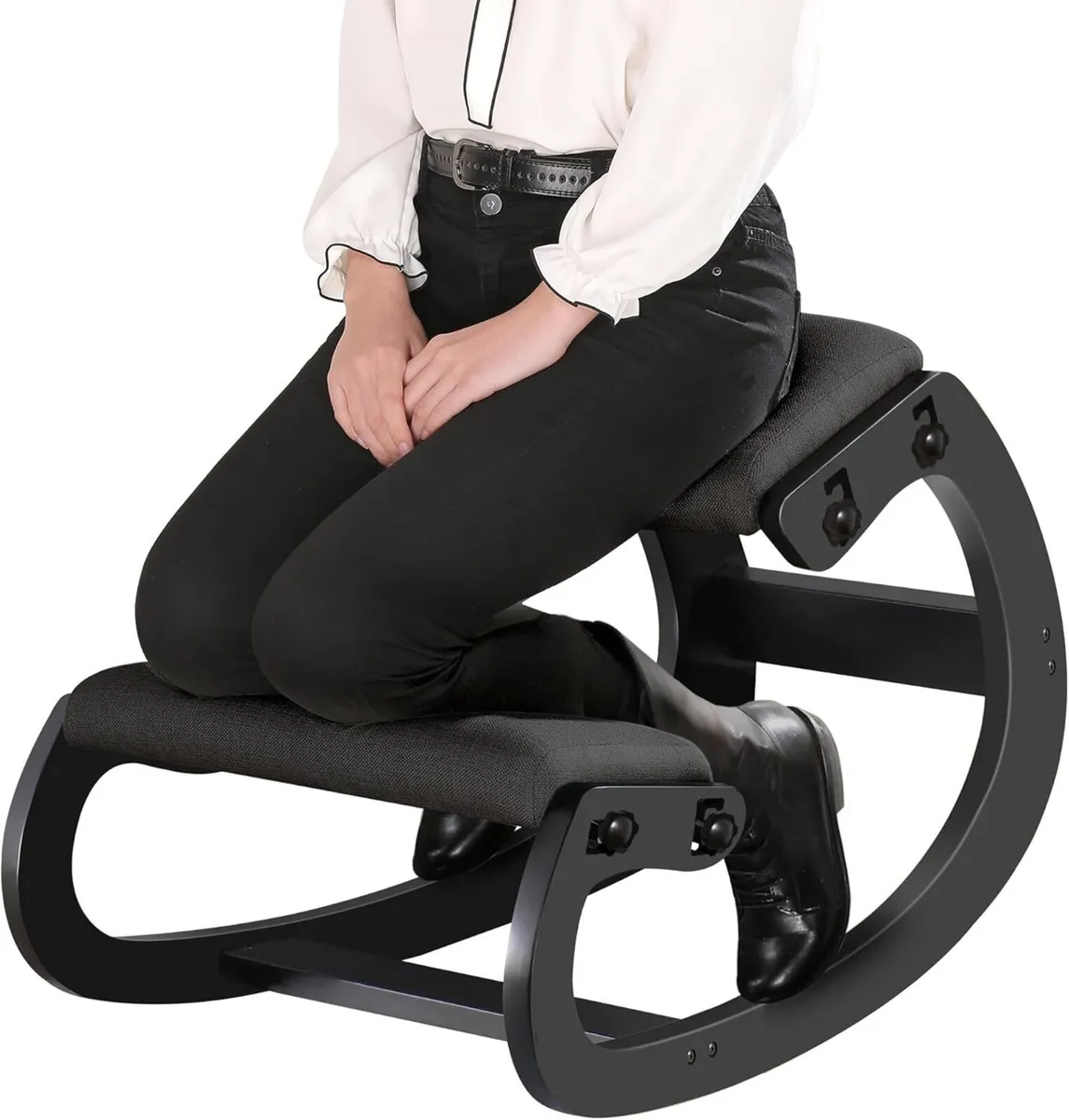 Adjustable Ergonomic Kneeling Chair Rocking - Image 1