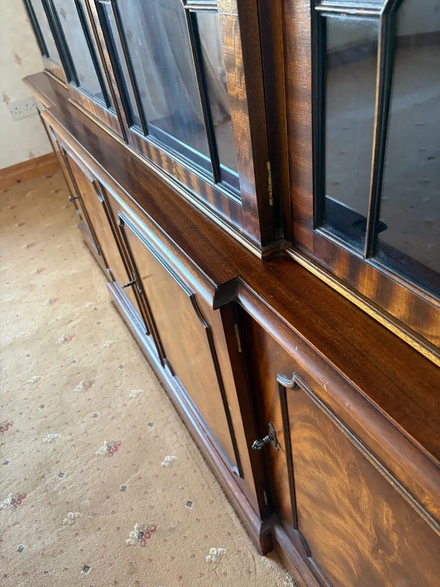 Reproduction Edwardian book case h88”w80”d15” - Image 3