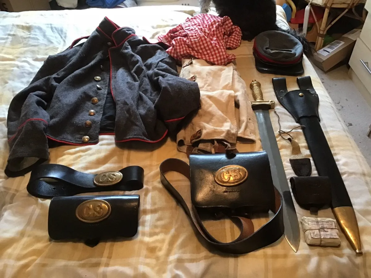 Re-Production Confederate Artillery Uniform. - Image 3