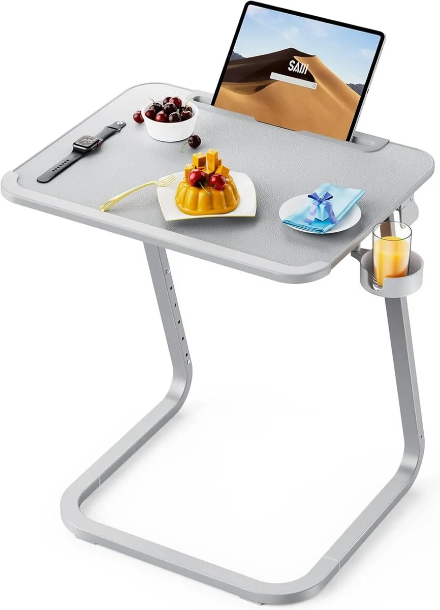Saiji Table for Sofa Overbed Beside Adjustable - Image 1