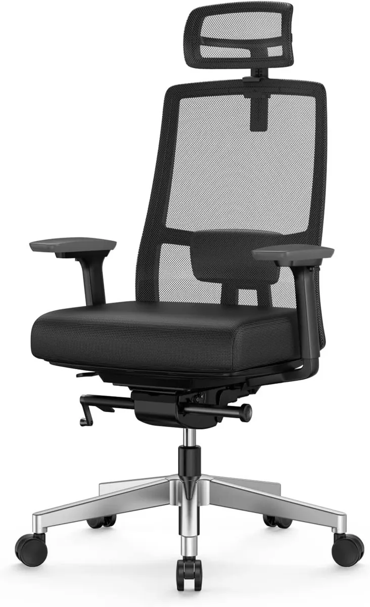 Ergonomic Mesh Home Office Chair with Back Support - Image 1