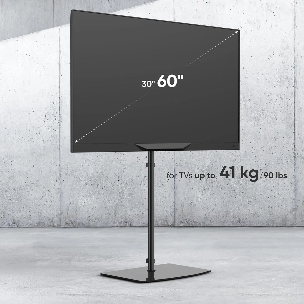 TV Floor Stand for 30-60 Inch Tvs Swivel - Image 3