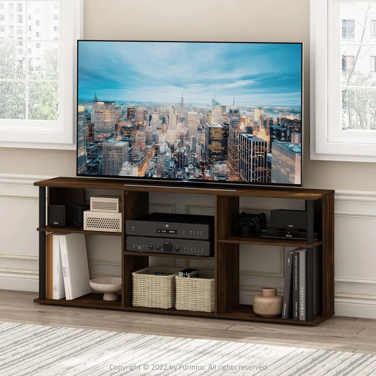 Classic TV Stand Entertainment Centre Console - Image 2