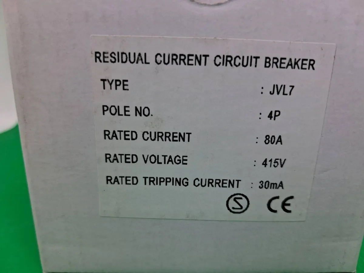 Postage - 5 x Circuit Breakers RCCB 4P 80A 30mA 23 - Image 3