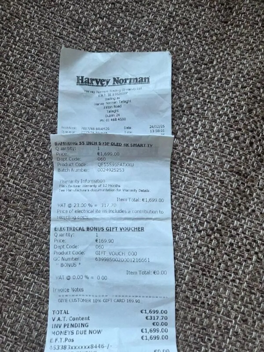 Samsung 55" OLED TV Warranty Included - Image 3