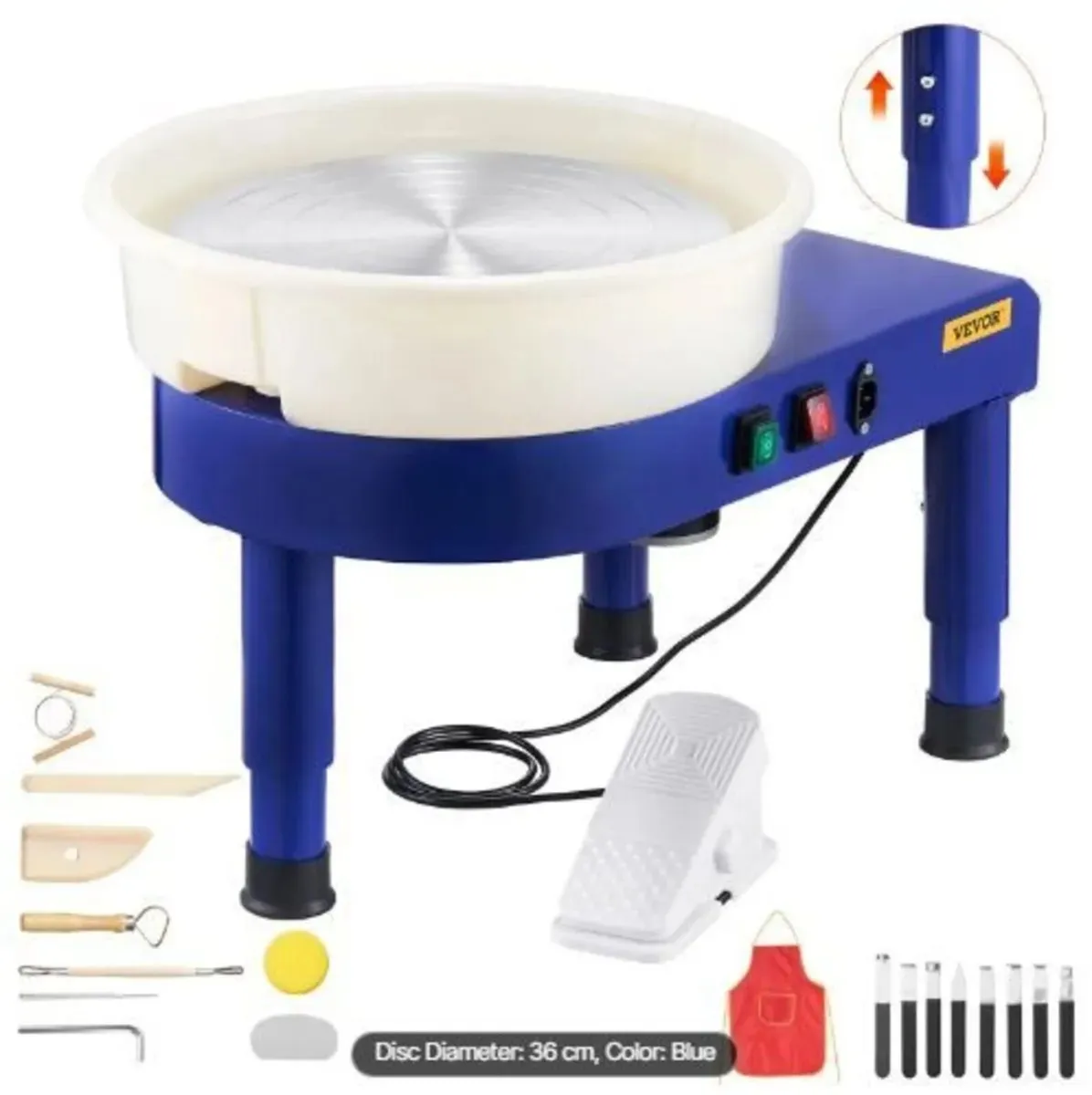 Pottery Wheel  450W 35cm Clay Sculpting Machine - Image 1