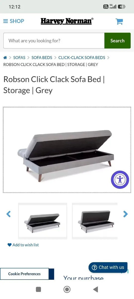 Sofa bed - Image 3