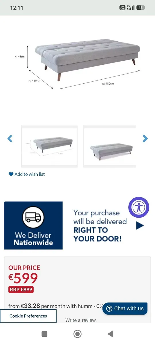 Sofa bed - Image 2