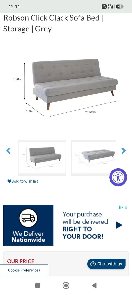 Sofa bed - Image 4