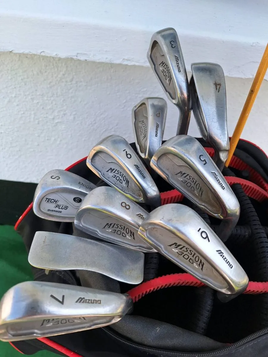 Golf clubs, full set and bag - Image 2