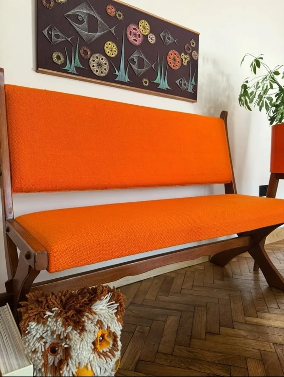 Mid century bench seating Swedish - Image 2