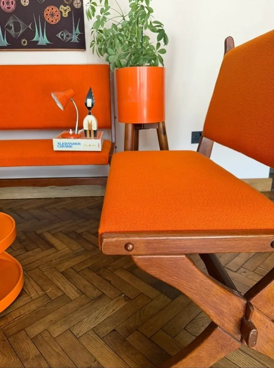 Mid century bench seating Swedish - Image 3