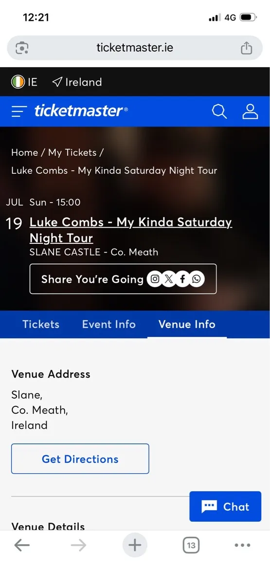 2 x Luke combs tickets, (100 each) - Image 2