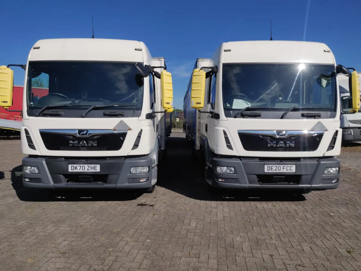 2020 MAN TGL 12-220, with 19ft draw bar trailer - Image 2