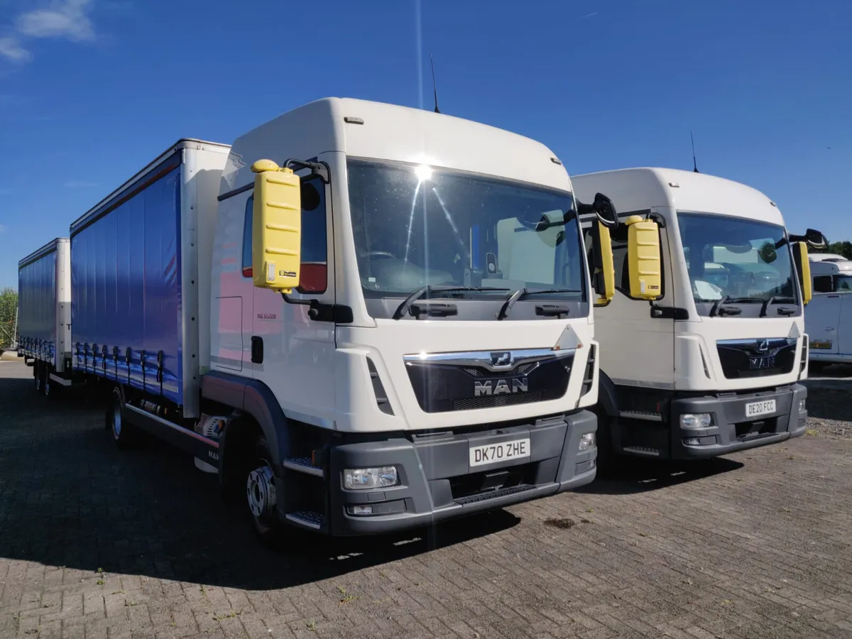 2020 MAN TGL 12-220, with 19ft draw bar trailer - Image 1