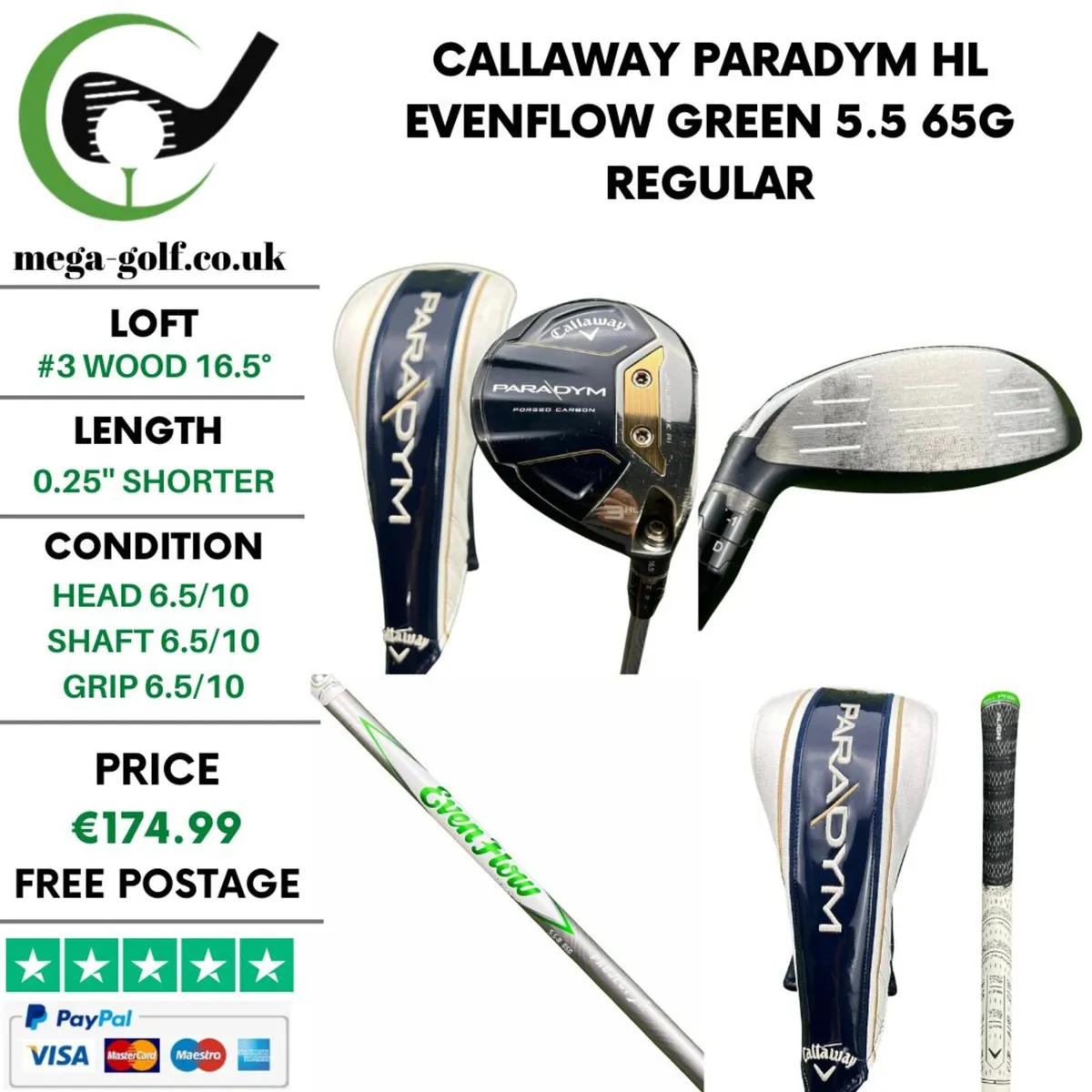 Callaway Paradym HL #3 Wood 16.5° / Regular - Image 1