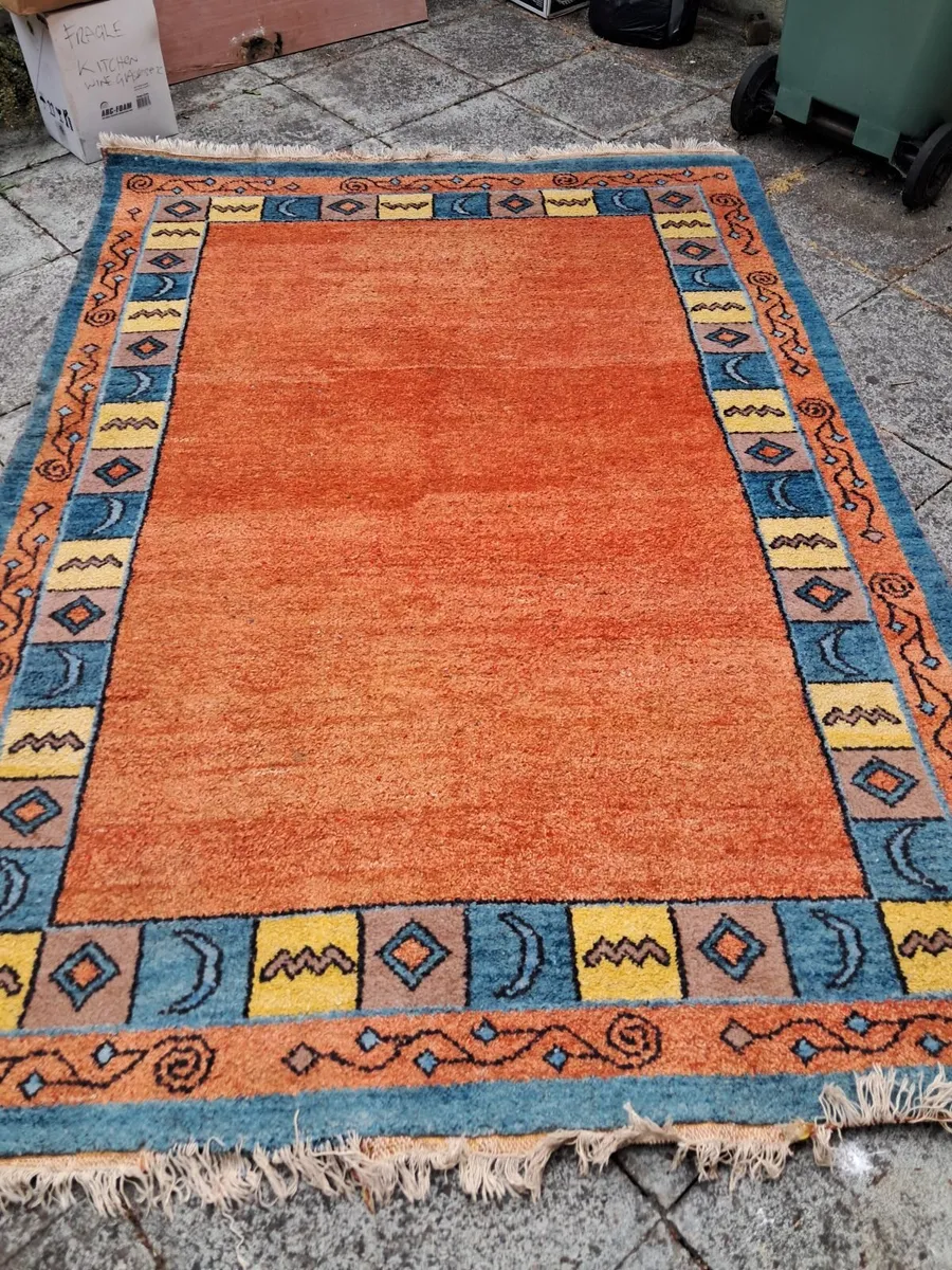 Two Pure Wool Rugs - Image 1