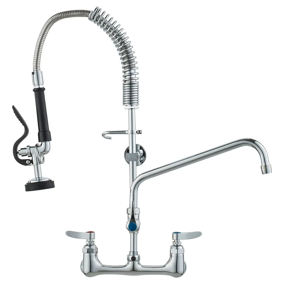 Commercial Faucet with Sprayer Brass 63 cm - Image 1