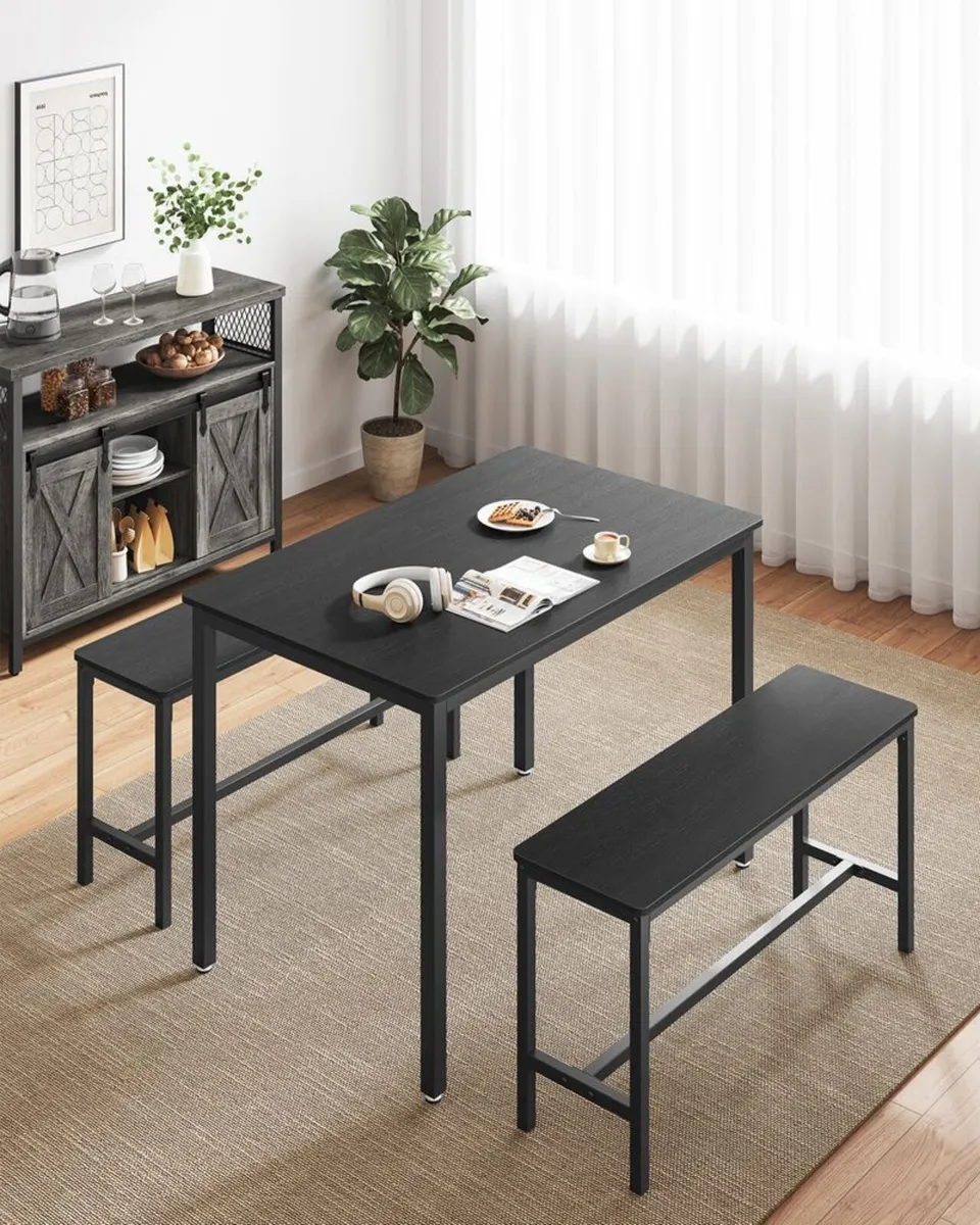 Dining table and bench set - Image 2