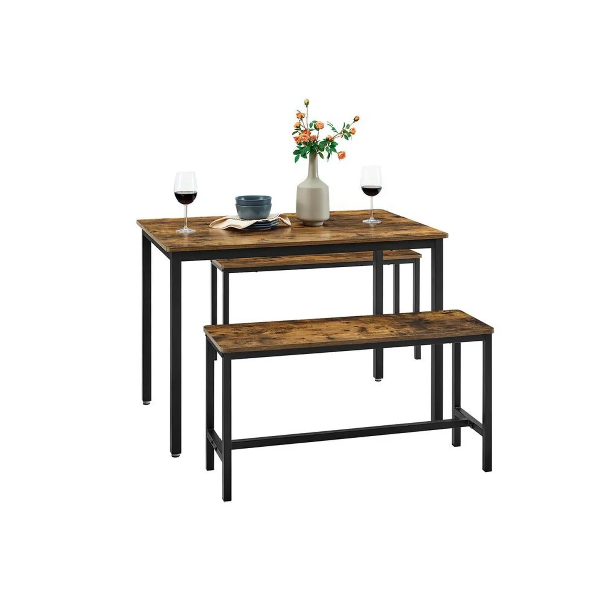 Dining table and bench set - Image 4