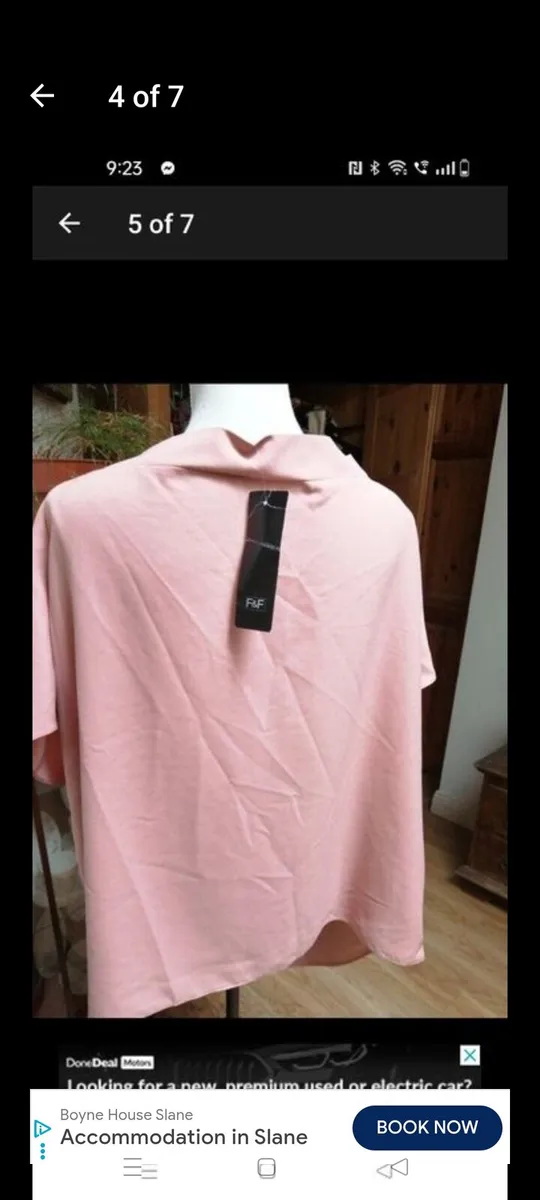 F&F peach coldshoulder top new with tags. Plus siz - Image 4