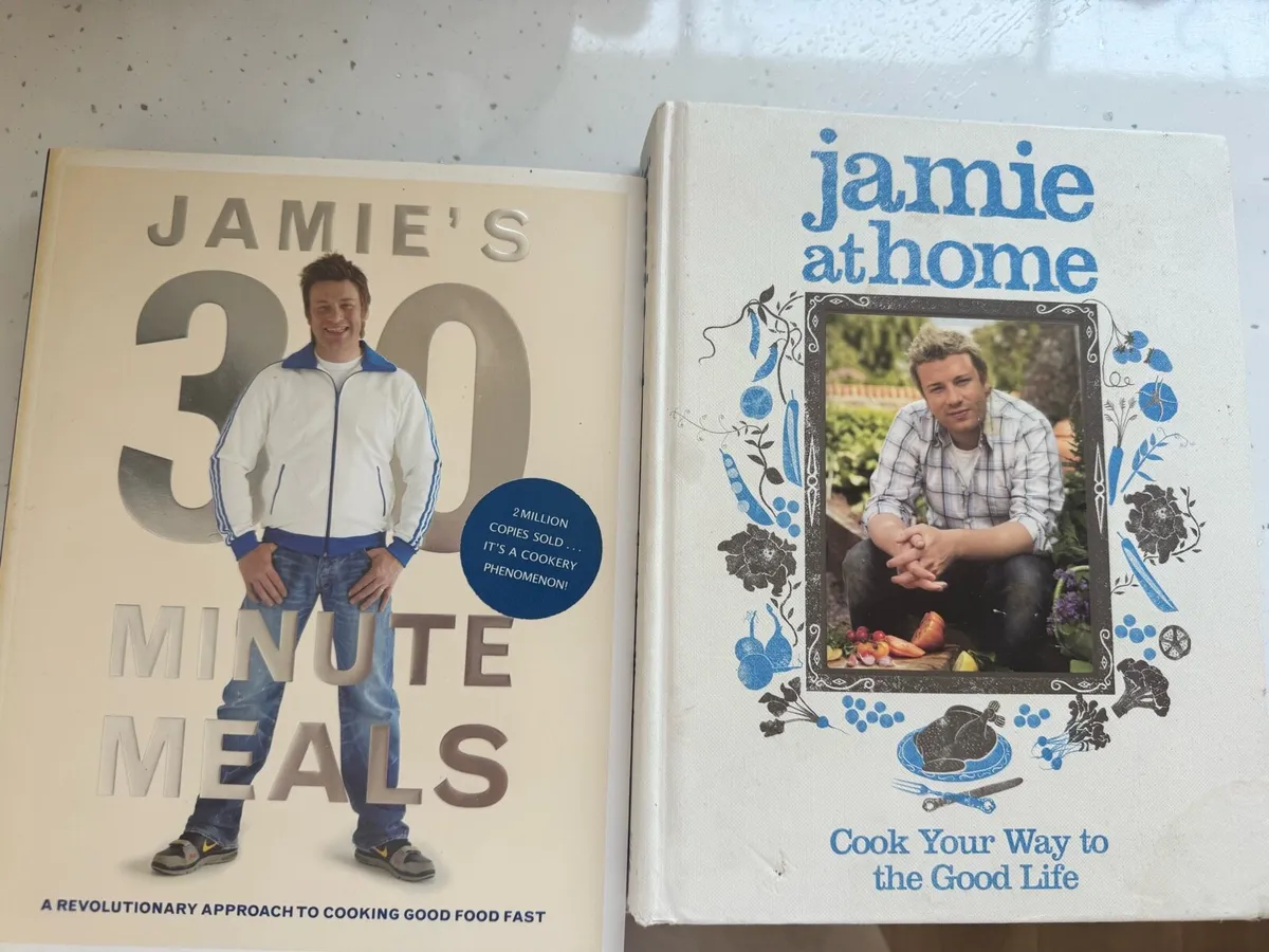 Jamie Oliver cook books x 2