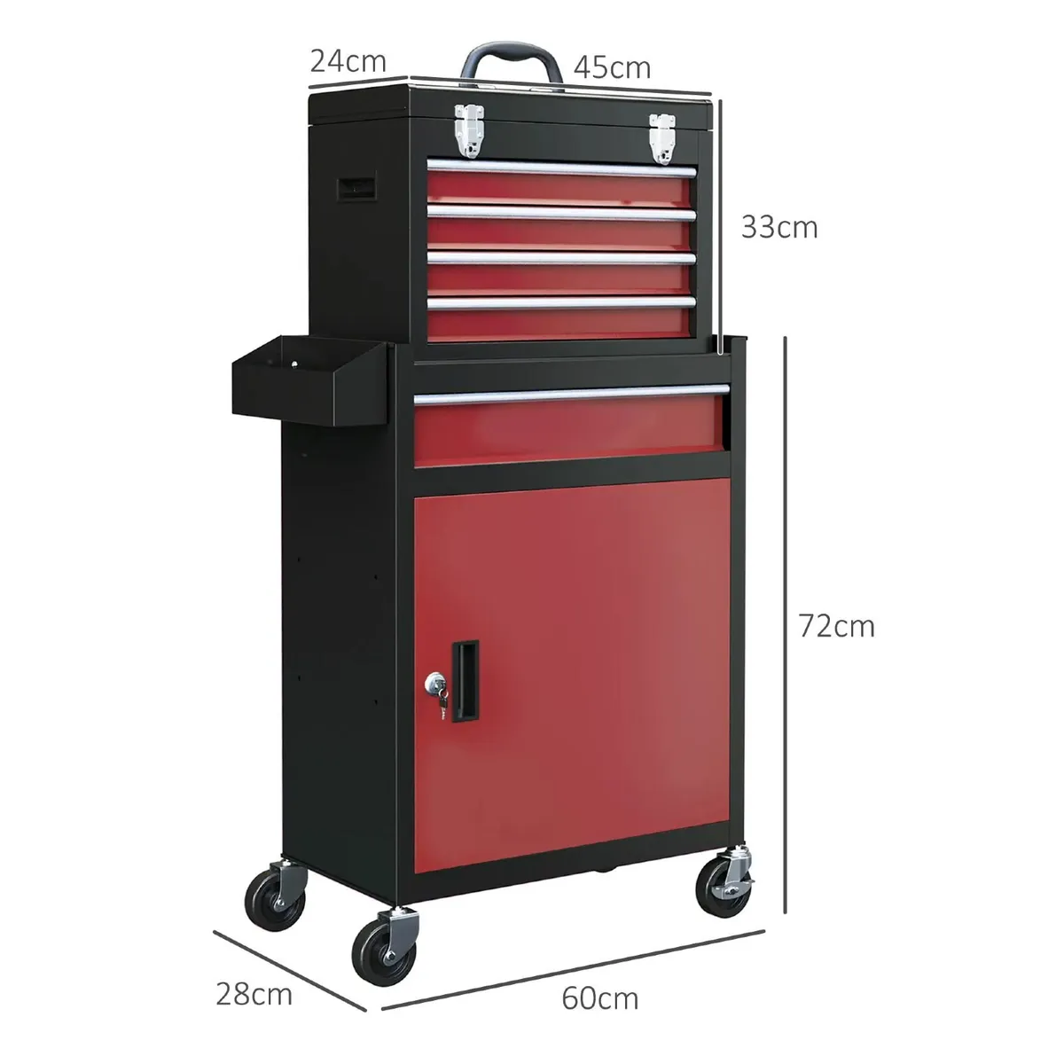 Heavy Duty Tool Storage Chest on Wheels - Image 2