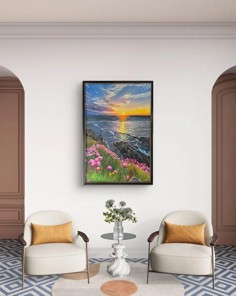 Malin Head Co.Donegal | oil painting | Framed - Image 2