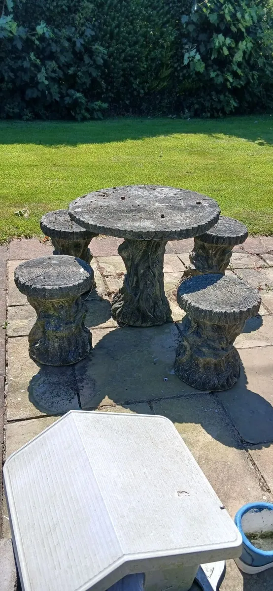 Patio set, - Image 1