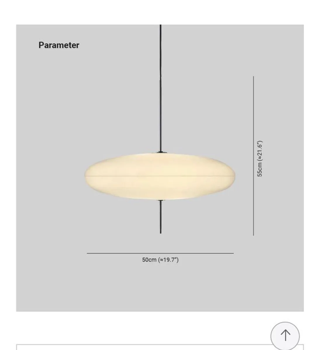 Nordic Modern Oval Pendant x 2 priced to go - Image 4