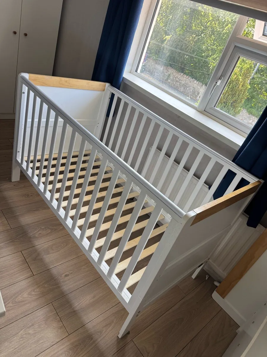 Adjustable Height Cot Bed in Good Condition - Image 2