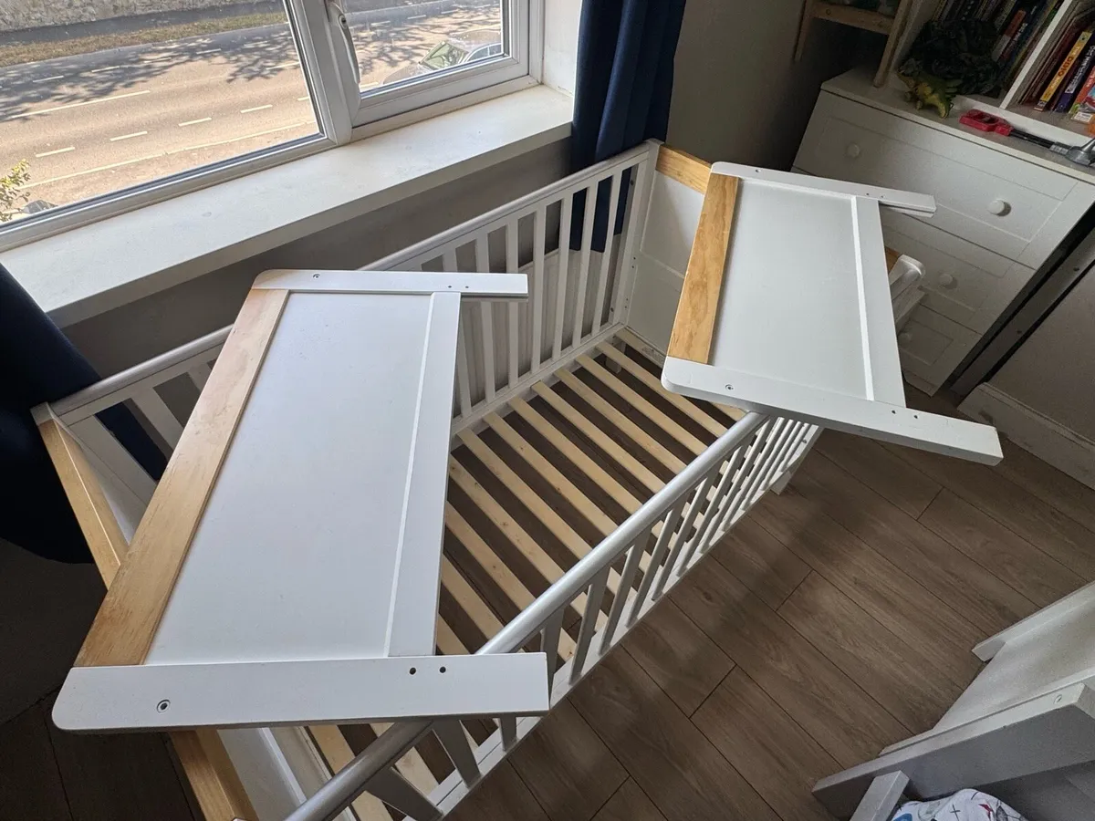 Adjustable Height Cot Bed in Good Condition - Image 3