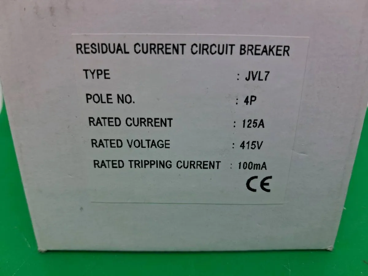 Postage - 3 x Circuit Breakers 125A 100mA 4P 230v - Image 4