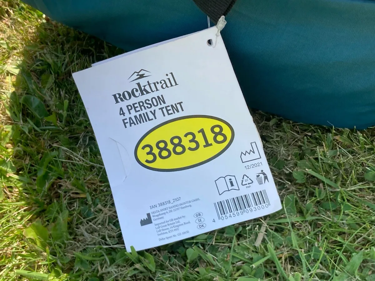 4 Person Family Tent - unused - Image 3