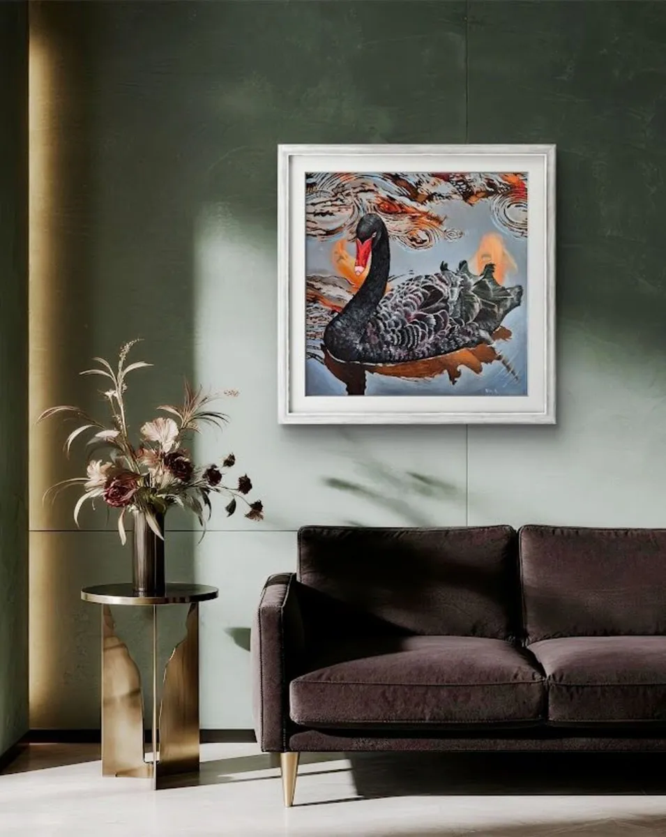 The Guardian of the Lake | Oil Painting | Framed - Image 2