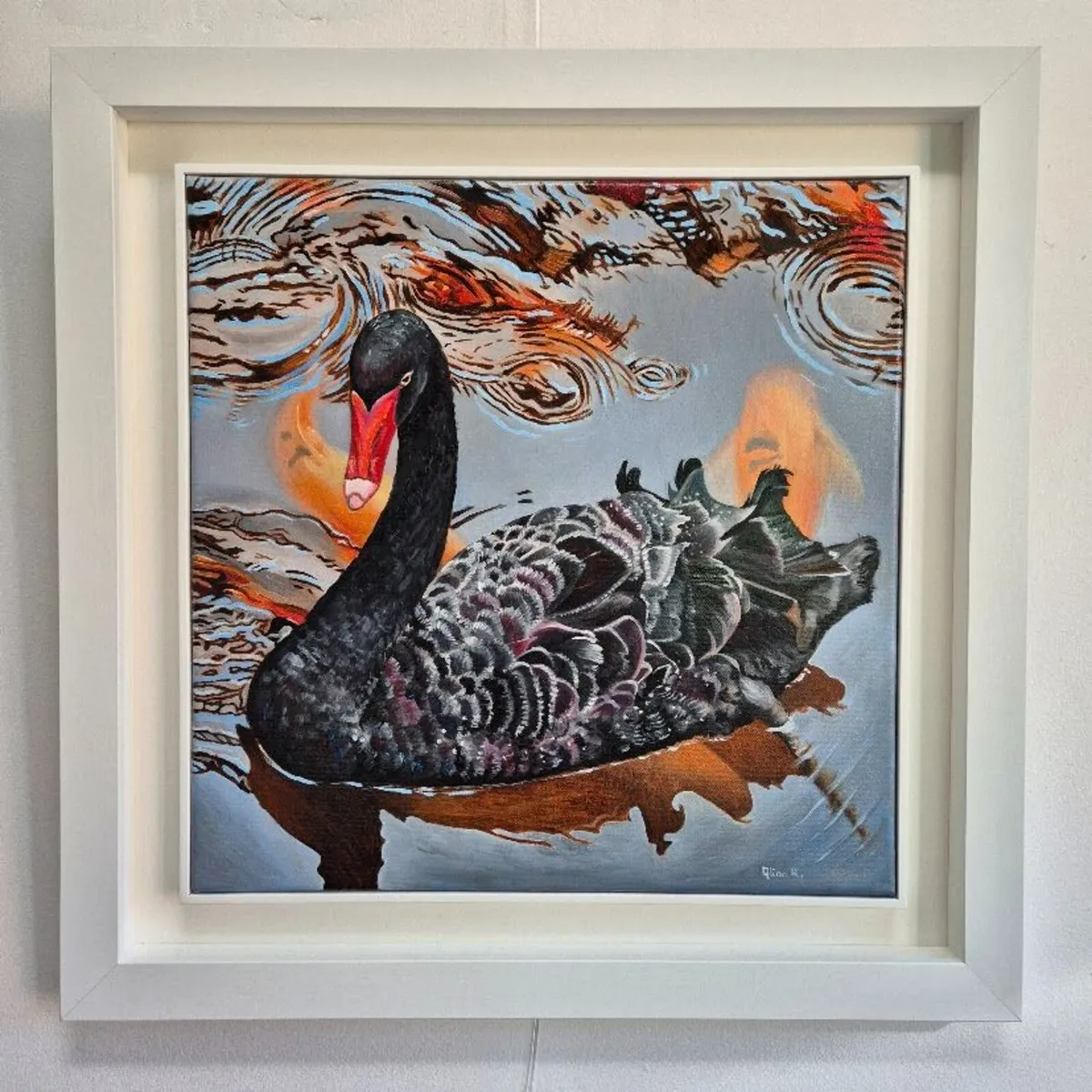 The Guardian of the Lake | Oil Painting | Framed - Image 3