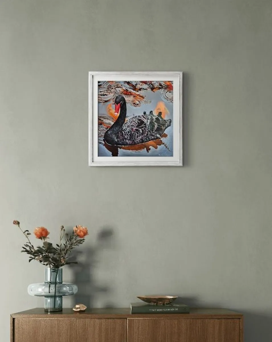 The Guardian of the Lake | Oil Painting | Framed - Image 4