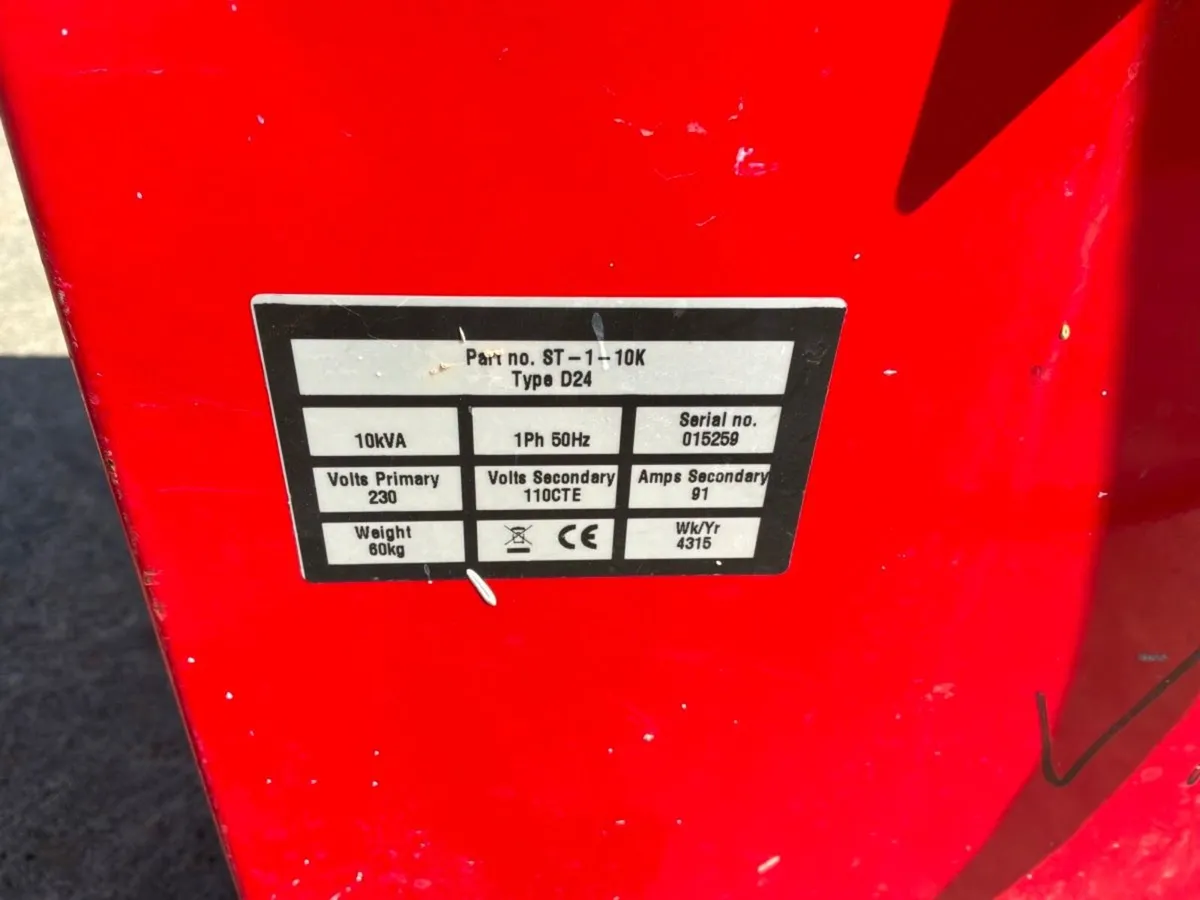 10kva site transformer 240v / 110v................ - Image 4