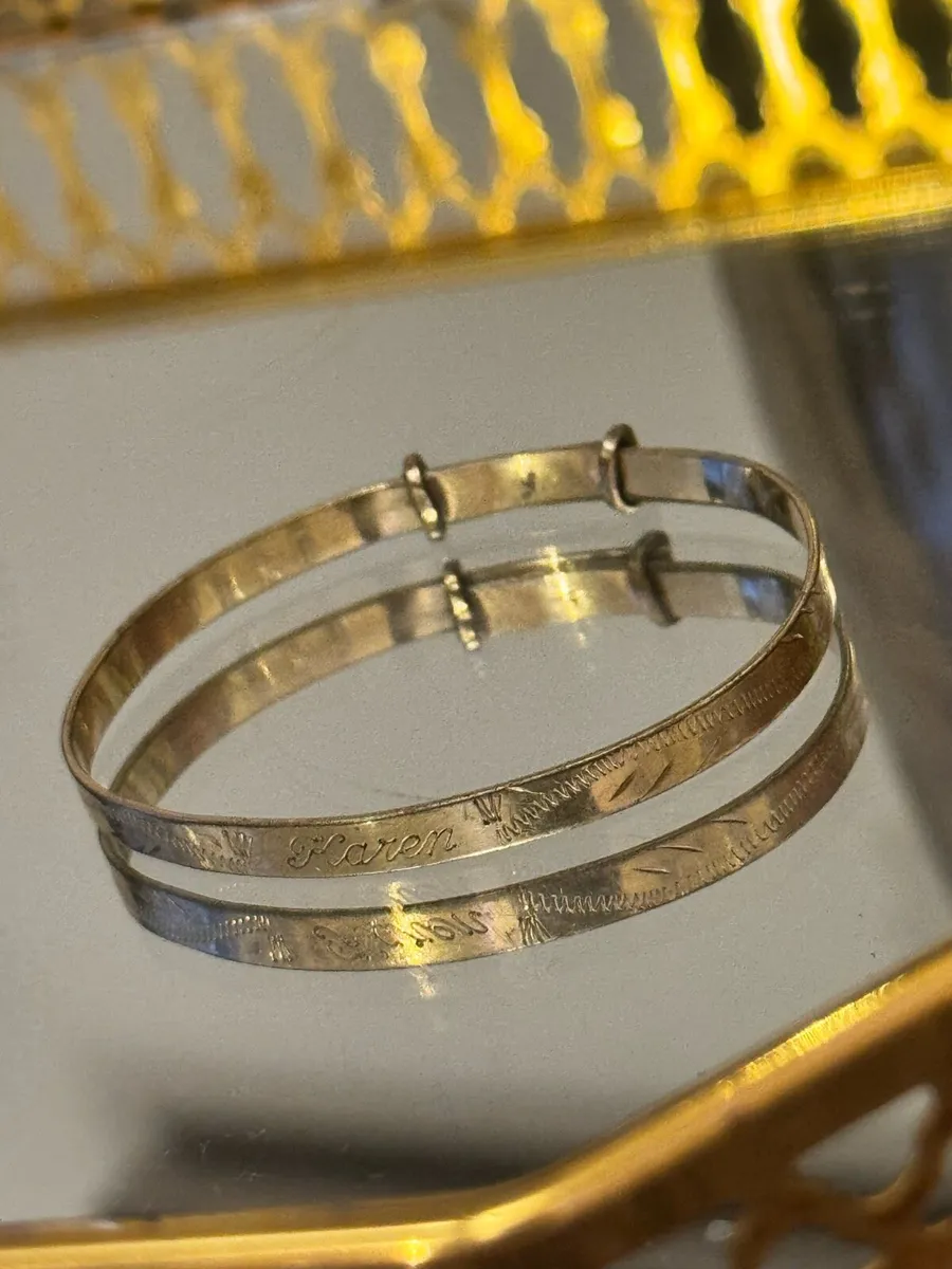 24k Vintage (Fine Gold Plated ) 1970 bangle - Image 1