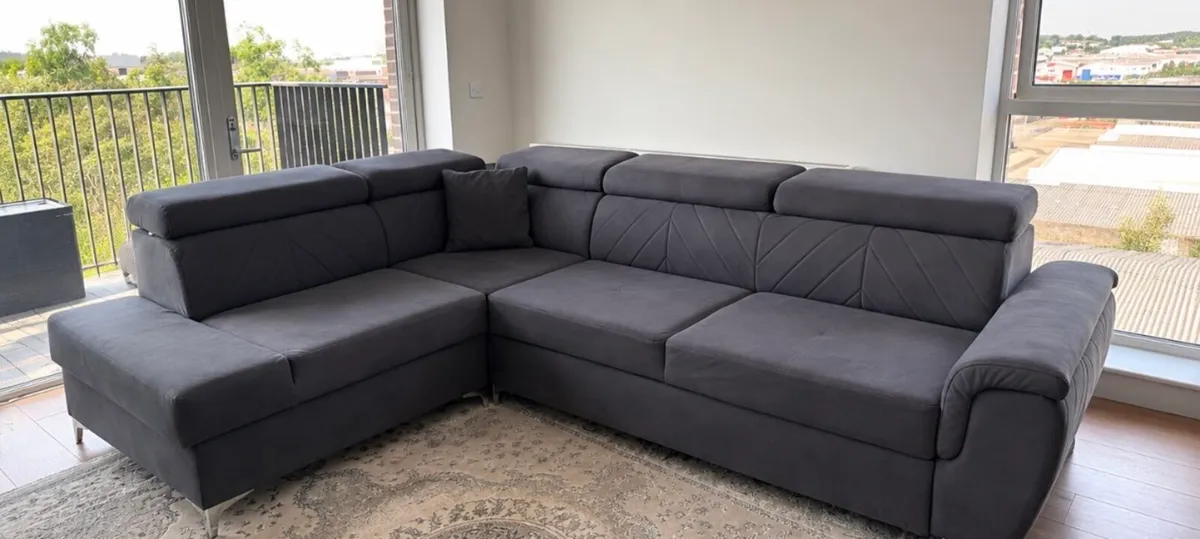 Corner Sofa Bed + Storage - Image 1