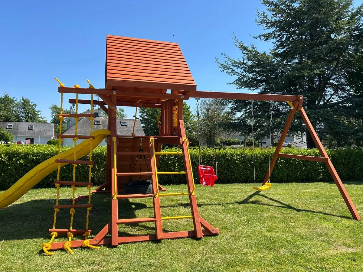 Orlando Premium Large Wooden Play Centre - Image 4