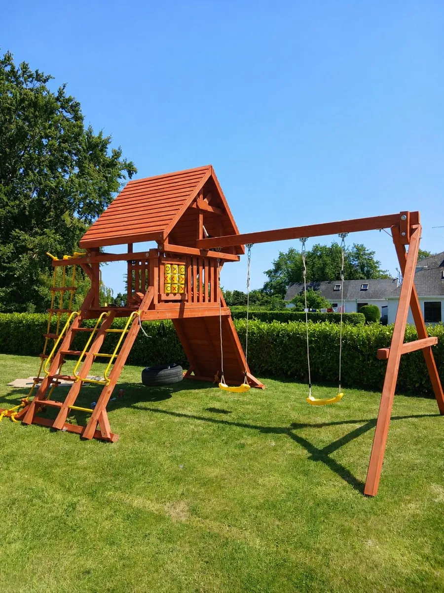 Orlando Premium Large Wooden Play Centre - Image 3