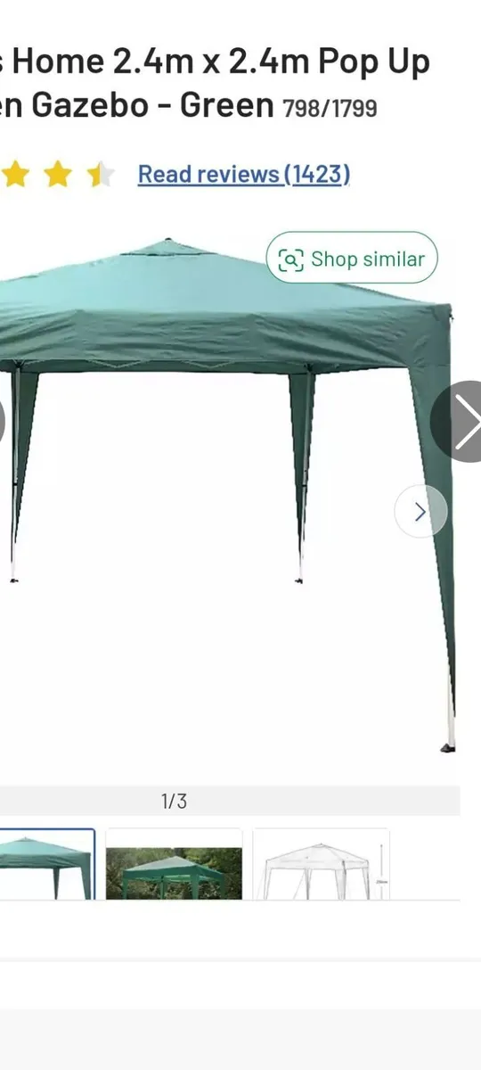 Brand new Pop-up gazebo 2.4m - Image 1