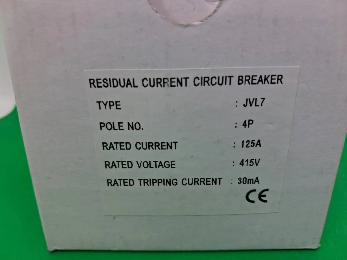 Postage - Circuit Breaker 125A 30mA 4P 230v - 415v - Image 4