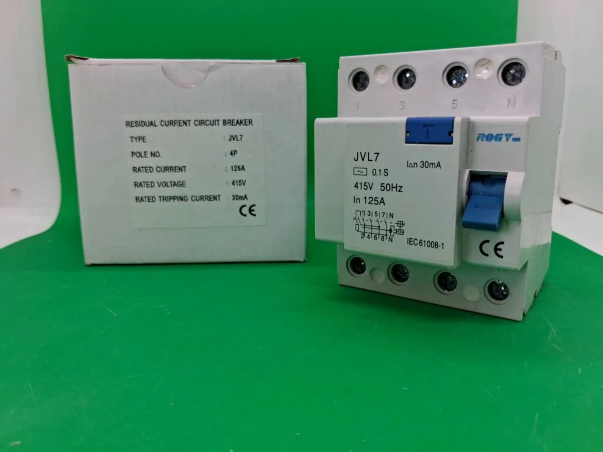 Postage - Circuit Breaker 125A 30mA 4P 230v - 415v - Image 1