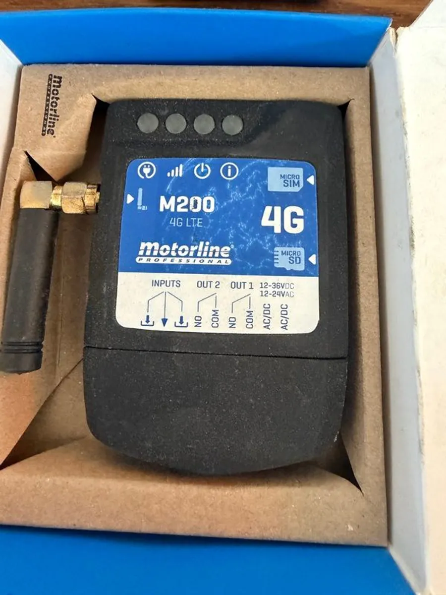 Motorline M200 4G LTE Gate Opener - New Boxed - Image 1