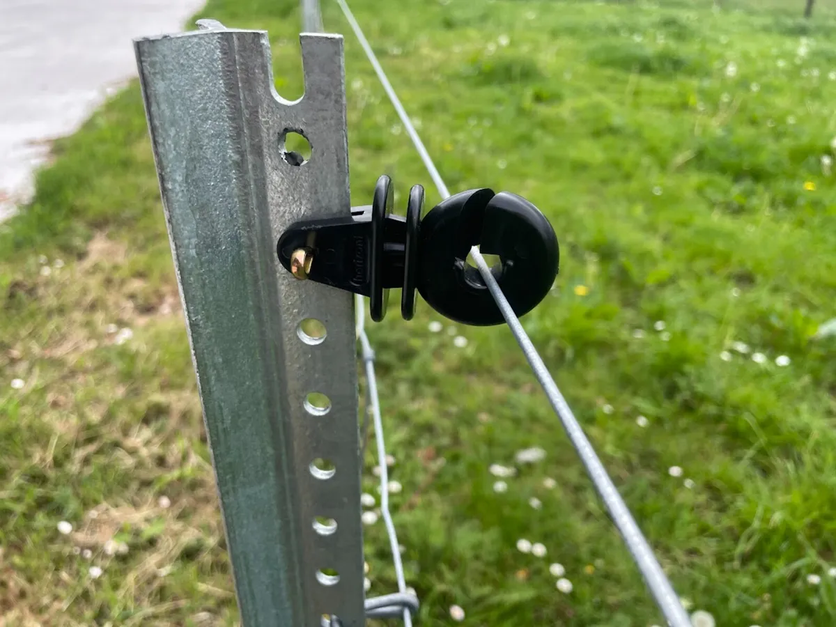 NEW - BlackBoot 1.5m Steel Dairy Fence Posts - Image 1