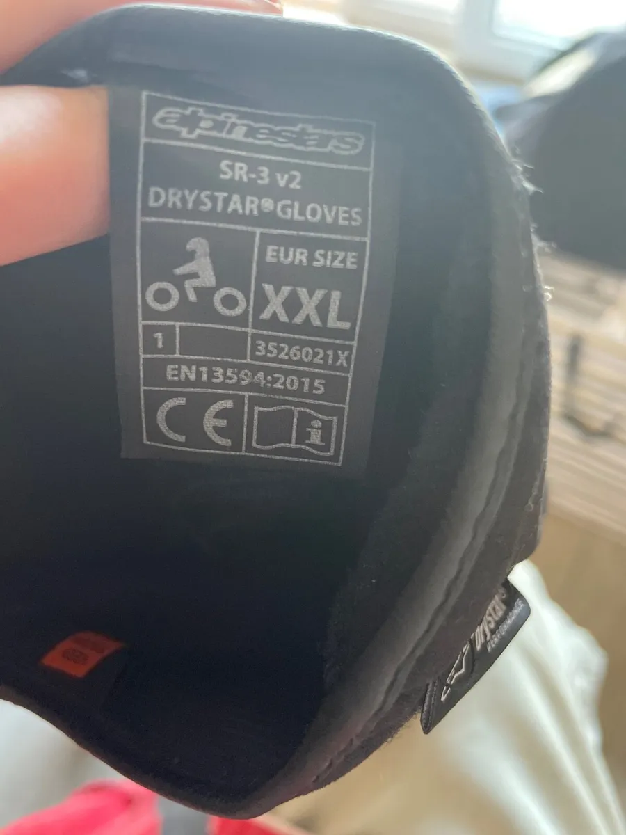 Motorcycle gloves/Alpine Drystar gloves - Image 2