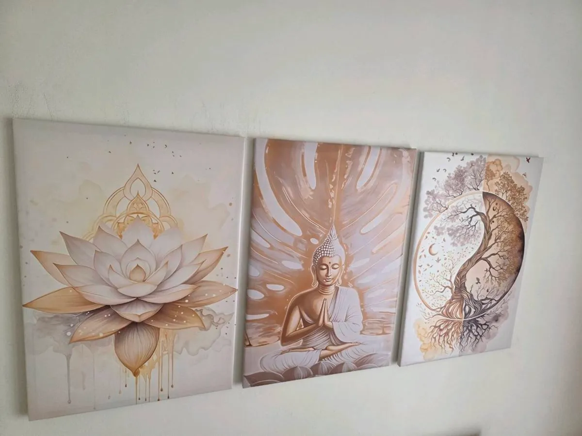 3 canvas 45x65cm each - Image 3