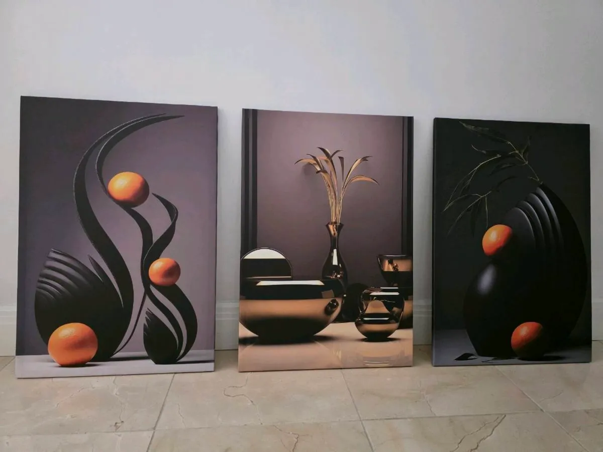 3 canvas 45x65cm each - Image 4